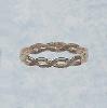 14K gold-filled wire braided in a full-circle toe ring