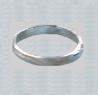 10-gauge hammered full-circle toe ring