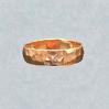 14K gold-filled 4-mm wide hammered band