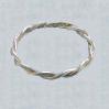 twisted sterling silver wire as a fitted toe ring
