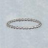 beads in full circle sterling silver thumb ring